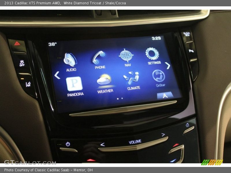 White Diamond Tricoat / Shale/Cocoa 2013 Cadillac XTS Premium AWD