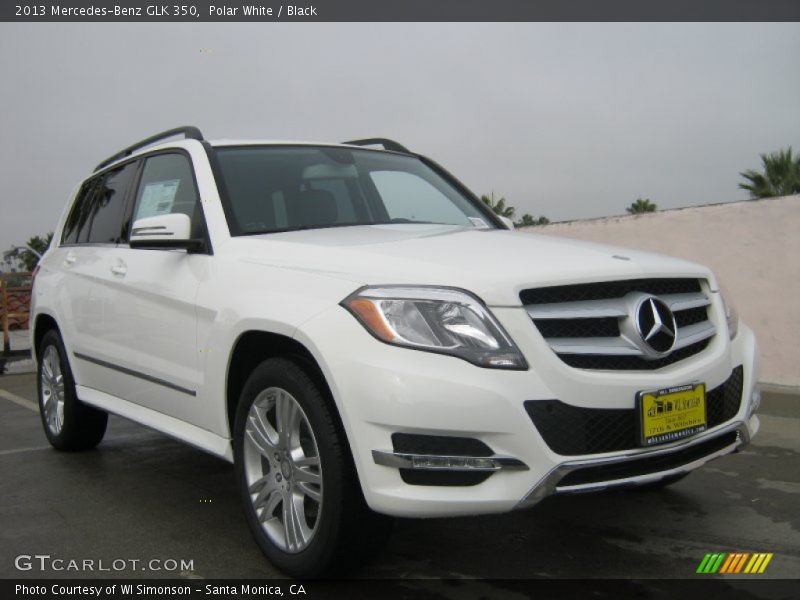 Polar White / Black 2013 Mercedes-Benz GLK 350