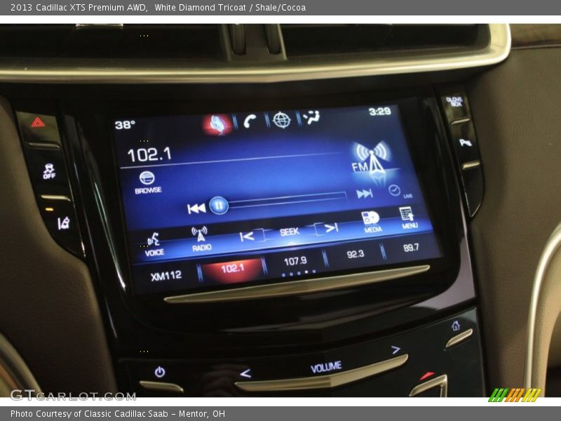 White Diamond Tricoat / Shale/Cocoa 2013 Cadillac XTS Premium AWD