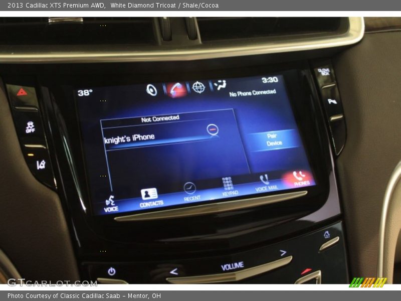 White Diamond Tricoat / Shale/Cocoa 2013 Cadillac XTS Premium AWD