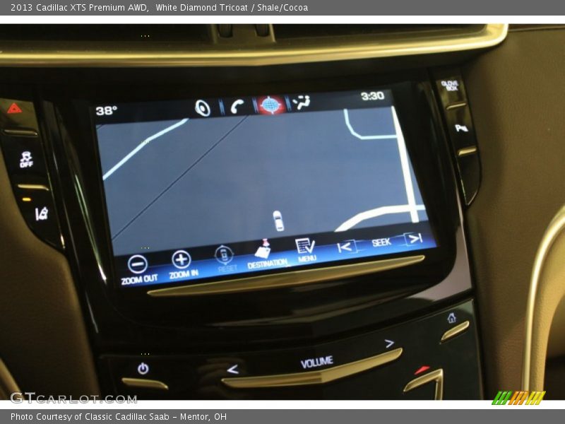 White Diamond Tricoat / Shale/Cocoa 2013 Cadillac XTS Premium AWD
