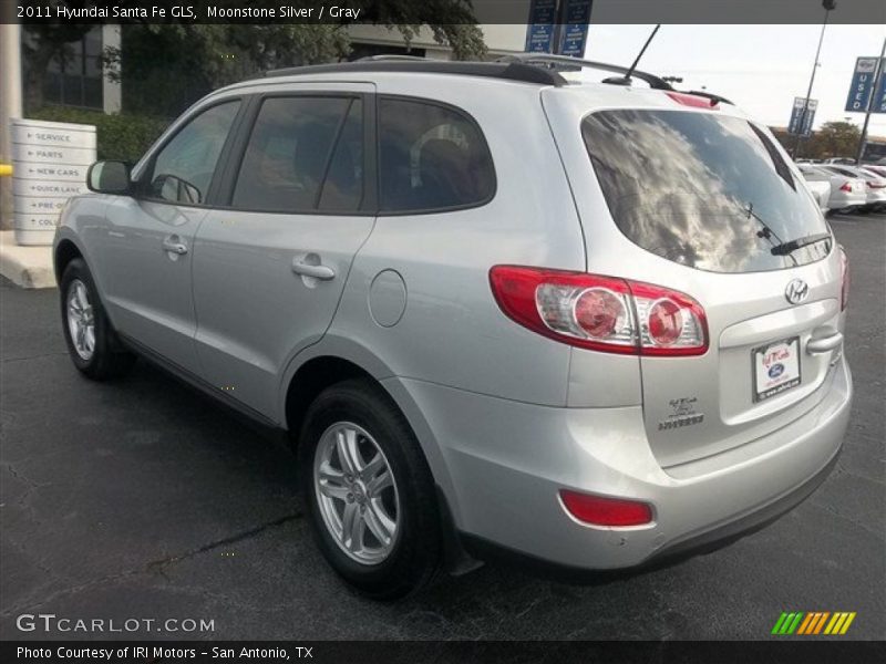 Moonstone Silver / Gray 2011 Hyundai Santa Fe GLS