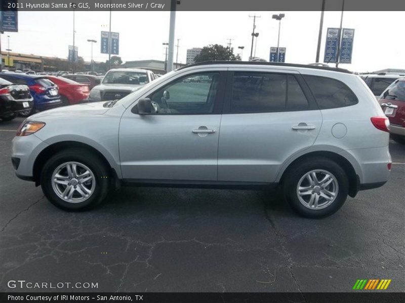 Moonstone Silver / Gray 2011 Hyundai Santa Fe GLS
