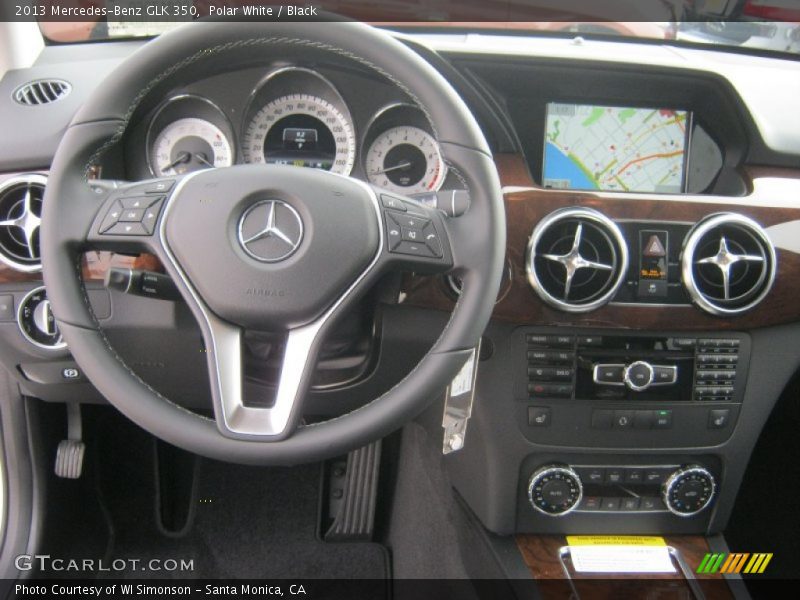 Polar White / Black 2013 Mercedes-Benz GLK 350