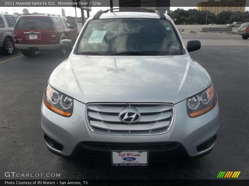Moonstone Silver / Gray 2011 Hyundai Santa Fe GLS