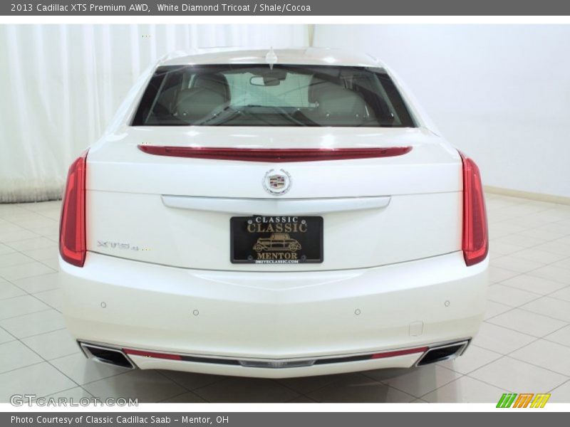 White Diamond Tricoat / Shale/Cocoa 2013 Cadillac XTS Premium AWD