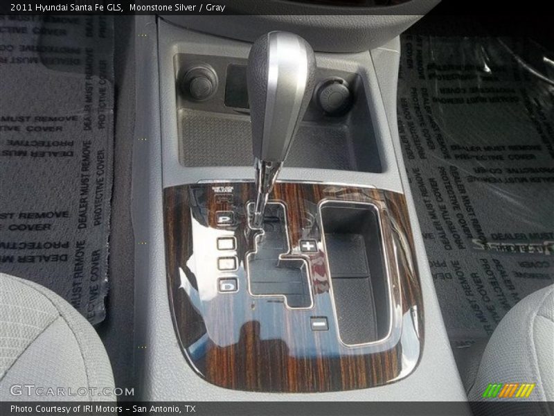 Moonstone Silver / Gray 2011 Hyundai Santa Fe GLS