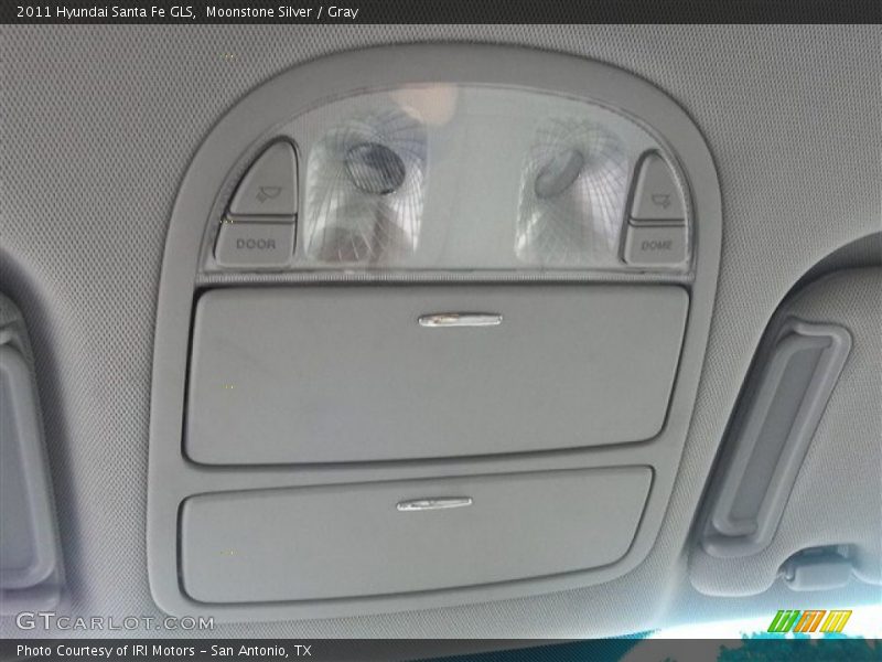Moonstone Silver / Gray 2011 Hyundai Santa Fe GLS