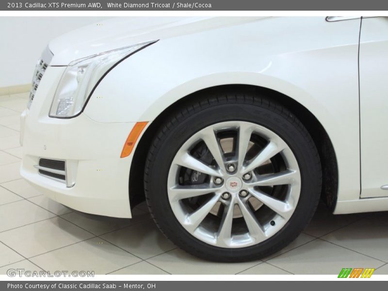 White Diamond Tricoat / Shale/Cocoa 2013 Cadillac XTS Premium AWD