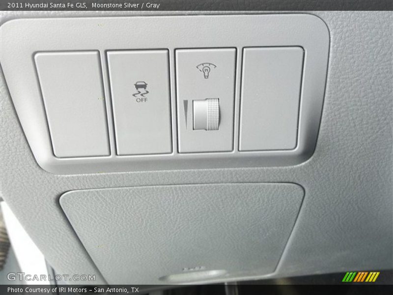 Moonstone Silver / Gray 2011 Hyundai Santa Fe GLS