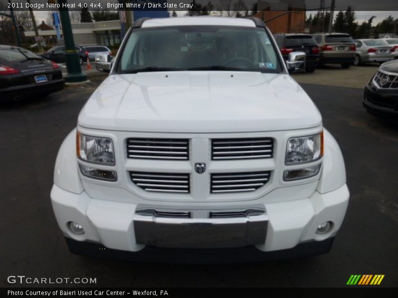 Bright White / Dark Slate Gray 2011 Dodge Nitro Heat 4.0 4x4