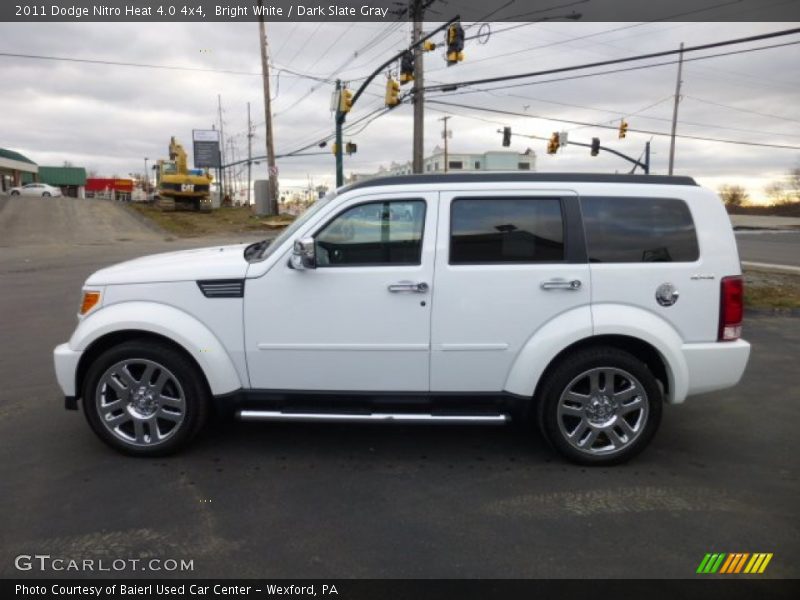 Bright White / Dark Slate Gray 2011 Dodge Nitro Heat 4.0 4x4