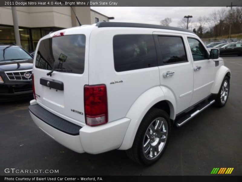 Bright White / Dark Slate Gray 2011 Dodge Nitro Heat 4.0 4x4