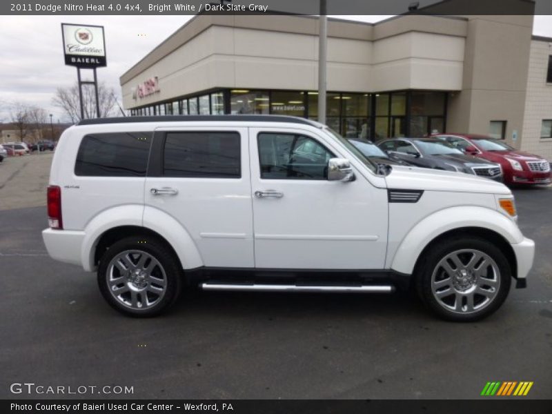 Bright White / Dark Slate Gray 2011 Dodge Nitro Heat 4.0 4x4