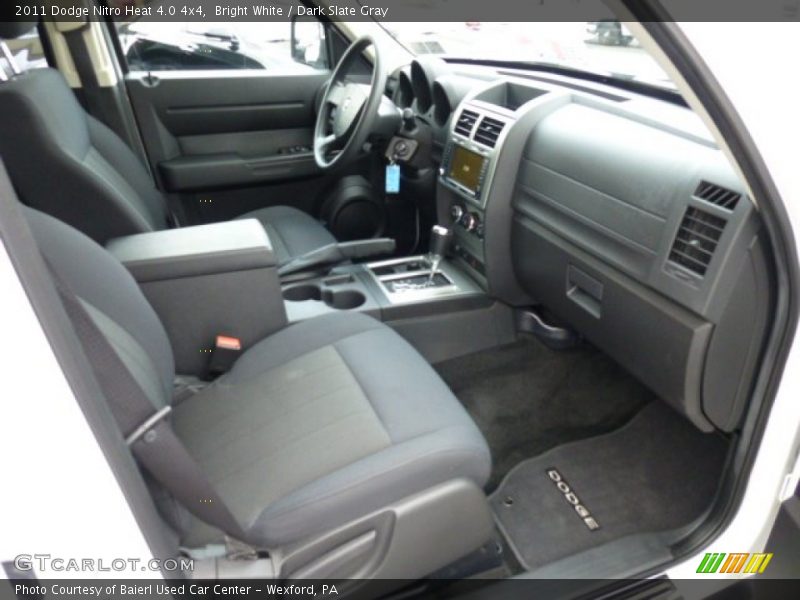 Bright White / Dark Slate Gray 2011 Dodge Nitro Heat 4.0 4x4