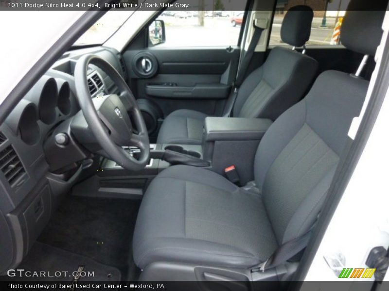 Bright White / Dark Slate Gray 2011 Dodge Nitro Heat 4.0 4x4