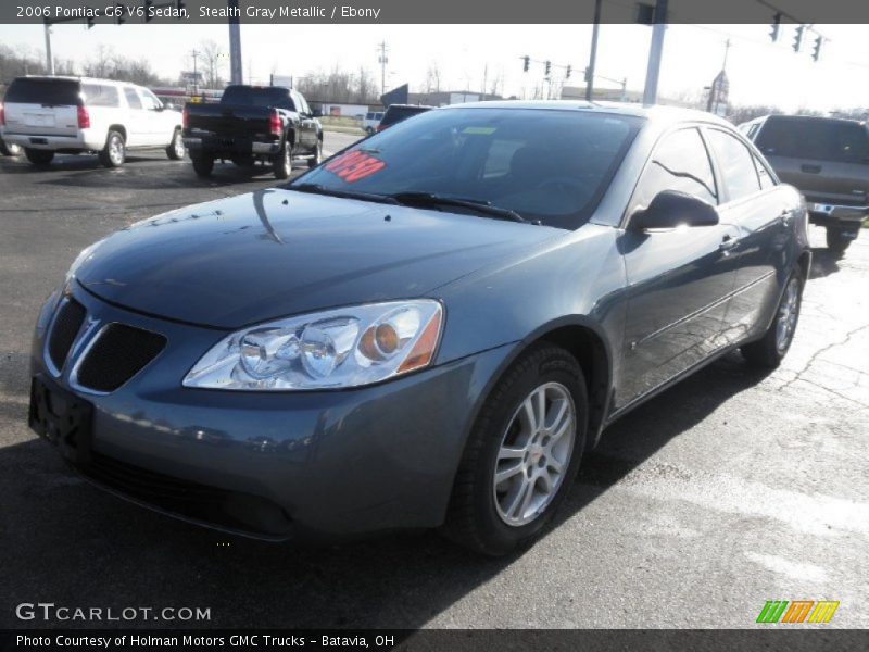 Stealth Gray Metallic / Ebony 2006 Pontiac G6 V6 Sedan