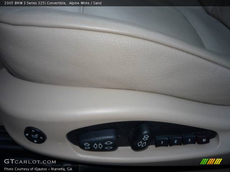 Alpine White / Sand 2005 BMW 3 Series 325i Convertible