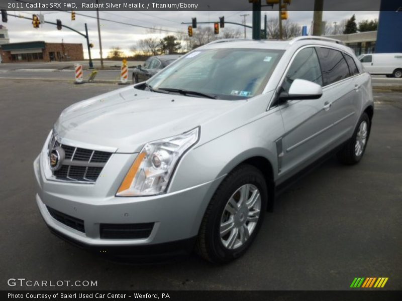 Radiant Silver Metallic / Titanium/Ebony 2011 Cadillac SRX FWD