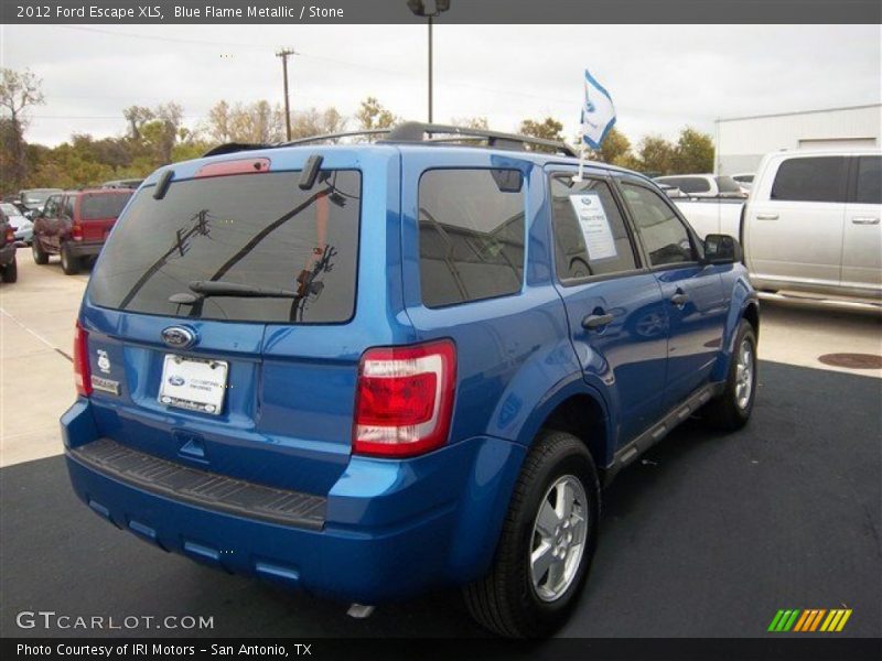 Blue Flame Metallic / Stone 2012 Ford Escape XLS