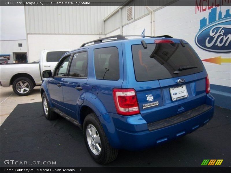 Blue Flame Metallic / Stone 2012 Ford Escape XLS