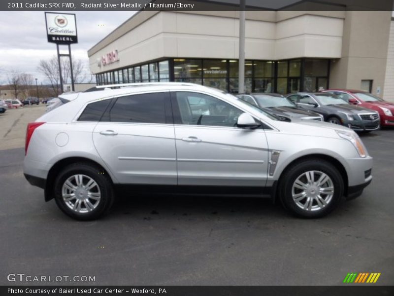 Radiant Silver Metallic / Titanium/Ebony 2011 Cadillac SRX FWD