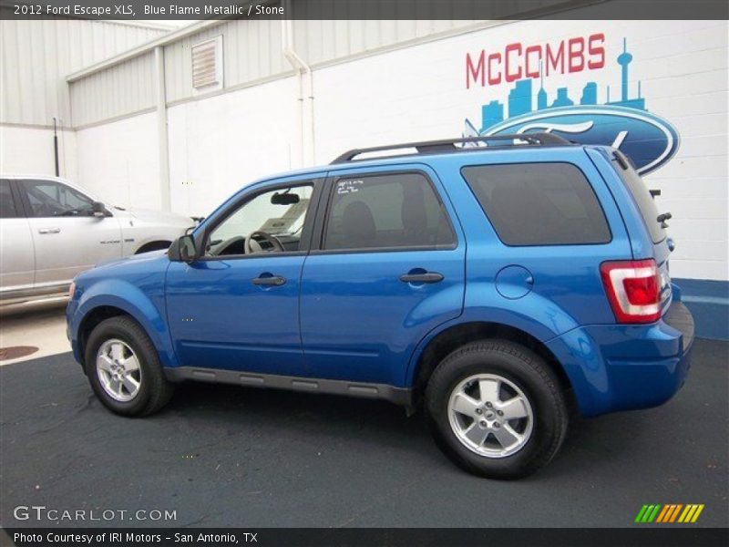 Blue Flame Metallic / Stone 2012 Ford Escape XLS