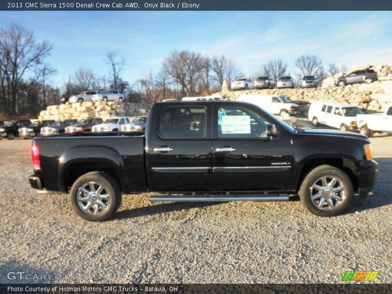 Onyx Black / Ebony 2013 GMC Sierra 1500 Denali Crew Cab AWD