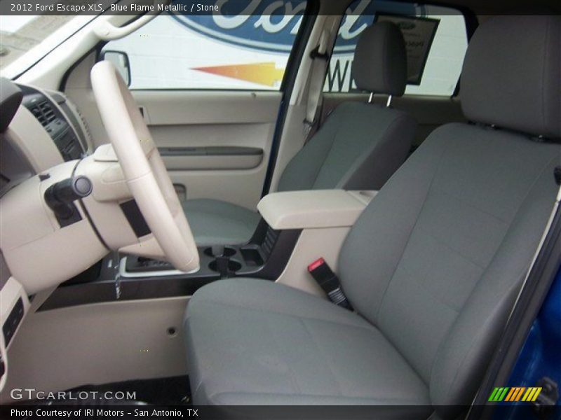 Blue Flame Metallic / Stone 2012 Ford Escape XLS