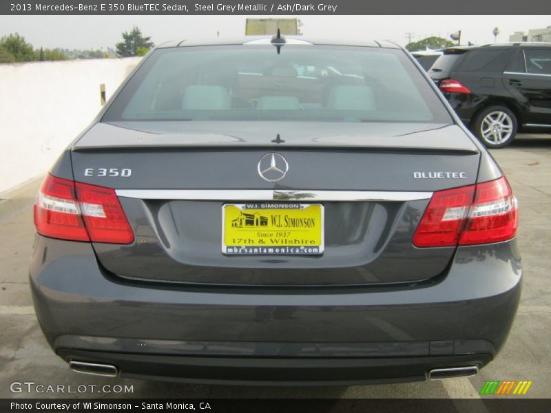 Steel Grey Metallic / Ash/Dark Grey 2013 Mercedes-Benz E 350 BlueTEC Sedan