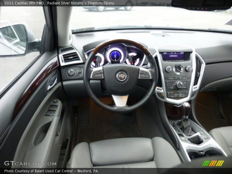 Radiant Silver Metallic / Titanium/Ebony 2011 Cadillac SRX FWD