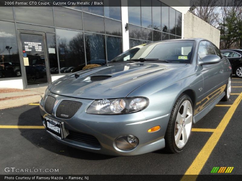 Cyclone Gray Metallic / Black 2006 Pontiac GTO Coupe