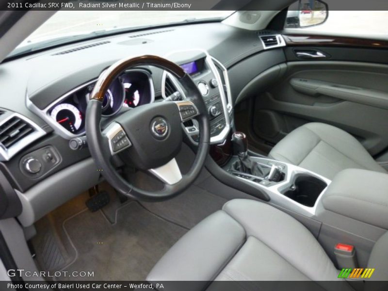 Radiant Silver Metallic / Titanium/Ebony 2011 Cadillac SRX FWD