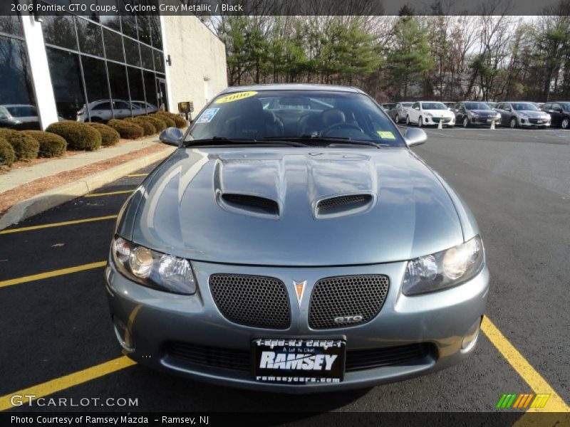 Cyclone Gray Metallic / Black 2006 Pontiac GTO Coupe