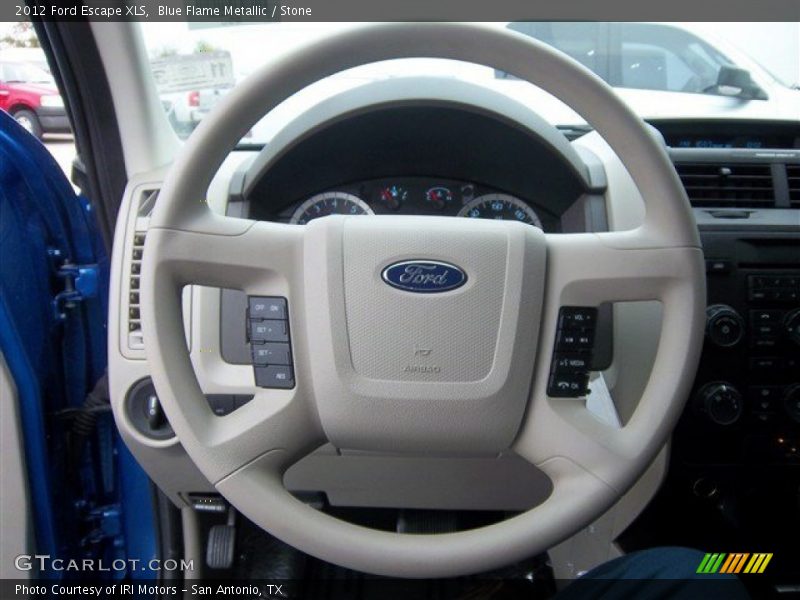 Blue Flame Metallic / Stone 2012 Ford Escape XLS