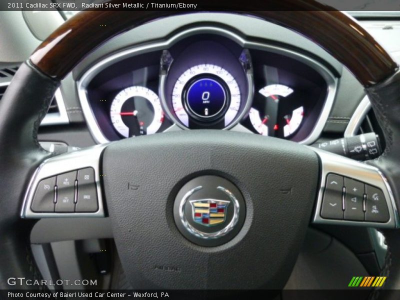 Radiant Silver Metallic / Titanium/Ebony 2011 Cadillac SRX FWD