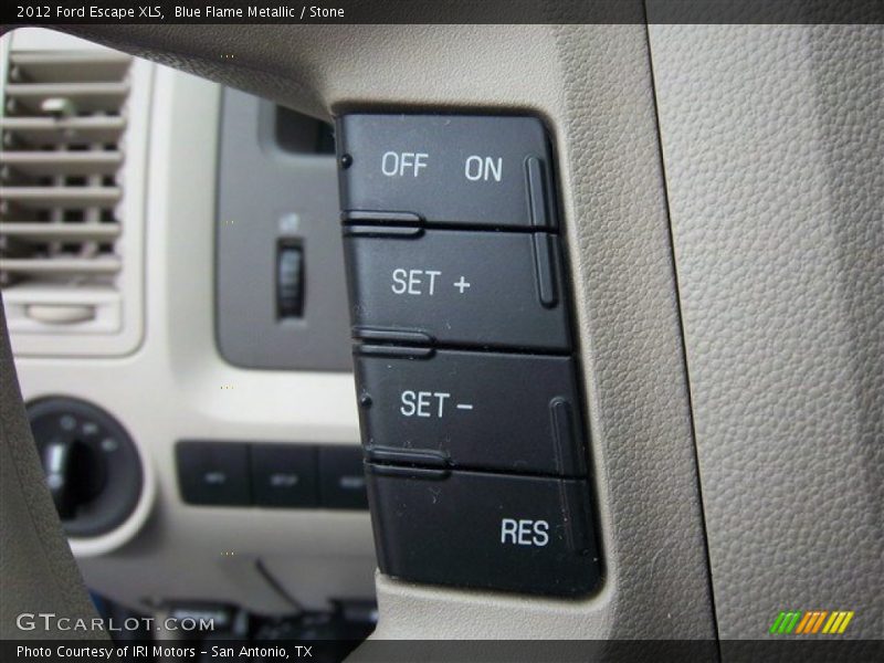 Blue Flame Metallic / Stone 2012 Ford Escape XLS