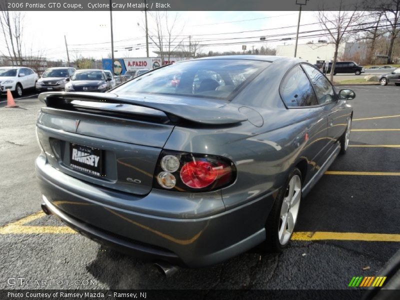 Cyclone Gray Metallic / Black 2006 Pontiac GTO Coupe