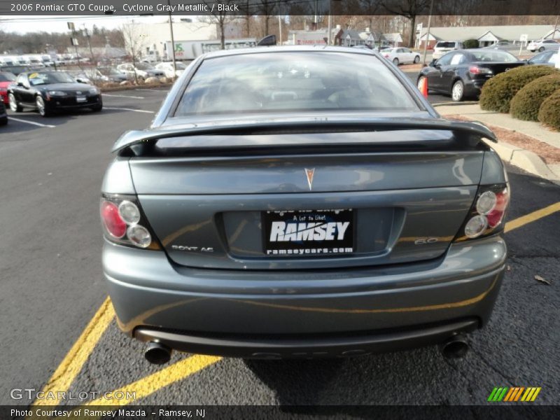 Cyclone Gray Metallic / Black 2006 Pontiac GTO Coupe