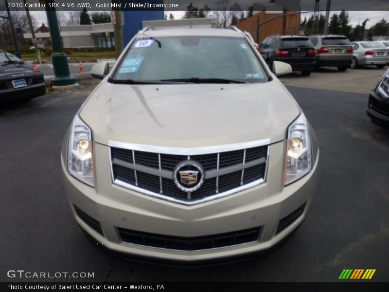 Gold Mist / Shale/Brownstone 2010 Cadillac SRX 4 V6 AWD