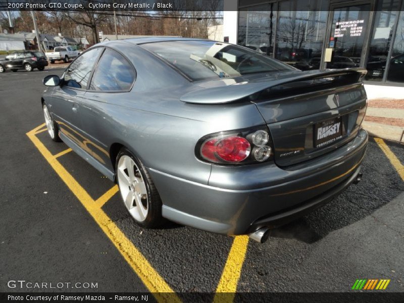 Cyclone Gray Metallic / Black 2006 Pontiac GTO Coupe