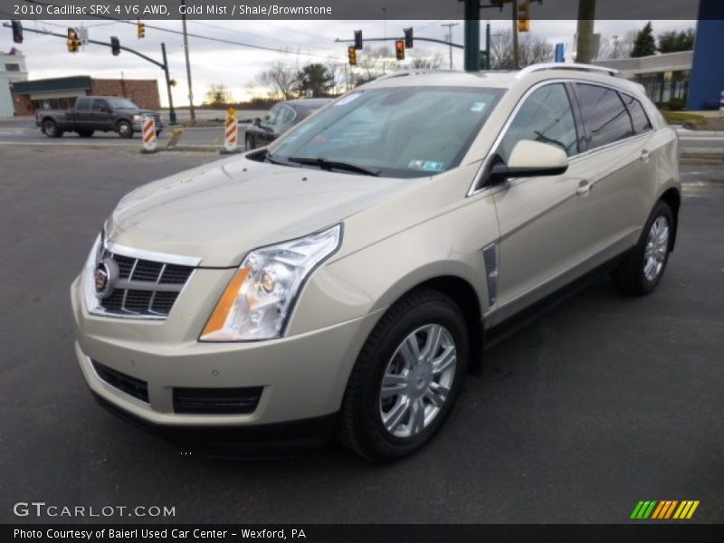 Gold Mist / Shale/Brownstone 2010 Cadillac SRX 4 V6 AWD