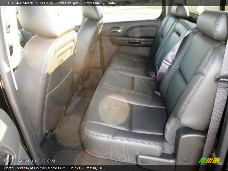 Rear Seat of 2013 Sierra 1500 Denali Crew Cab AWD