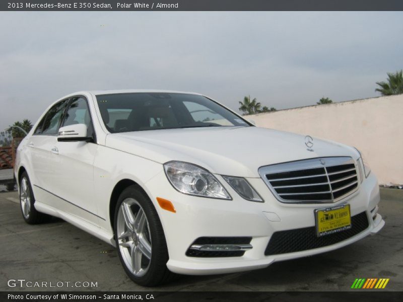 Polar White / Almond 2013 Mercedes-Benz E 350 Sedan