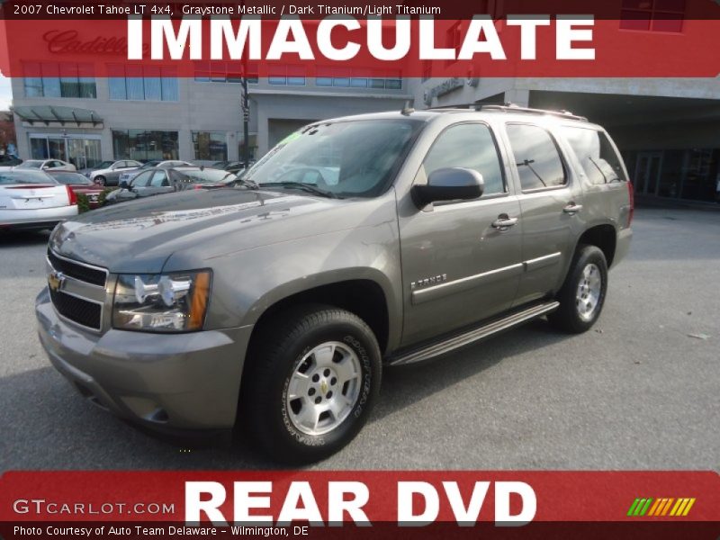 Graystone Metallic / Dark Titanium/Light Titanium 2007 Chevrolet Tahoe LT 4x4