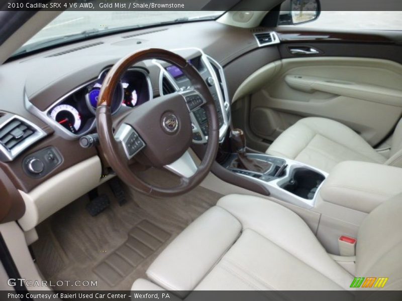 Gold Mist / Shale/Brownstone 2010 Cadillac SRX 4 V6 AWD