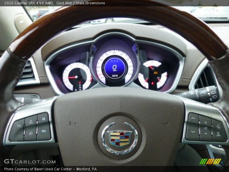 Gold Mist / Shale/Brownstone 2010 Cadillac SRX 4 V6 AWD