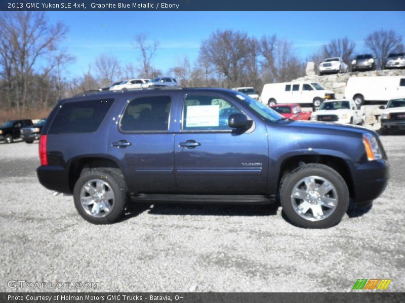Graphite Blue Metallic / Ebony 2013 GMC Yukon SLE 4x4