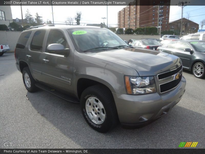 Graystone Metallic / Dark Titanium/Light Titanium 2007 Chevrolet Tahoe LT 4x4