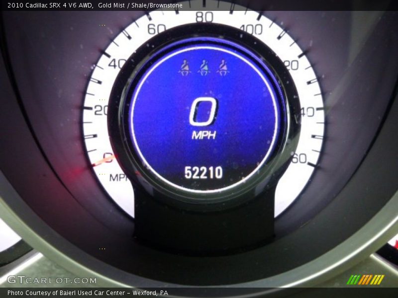 Gold Mist / Shale/Brownstone 2010 Cadillac SRX 4 V6 AWD